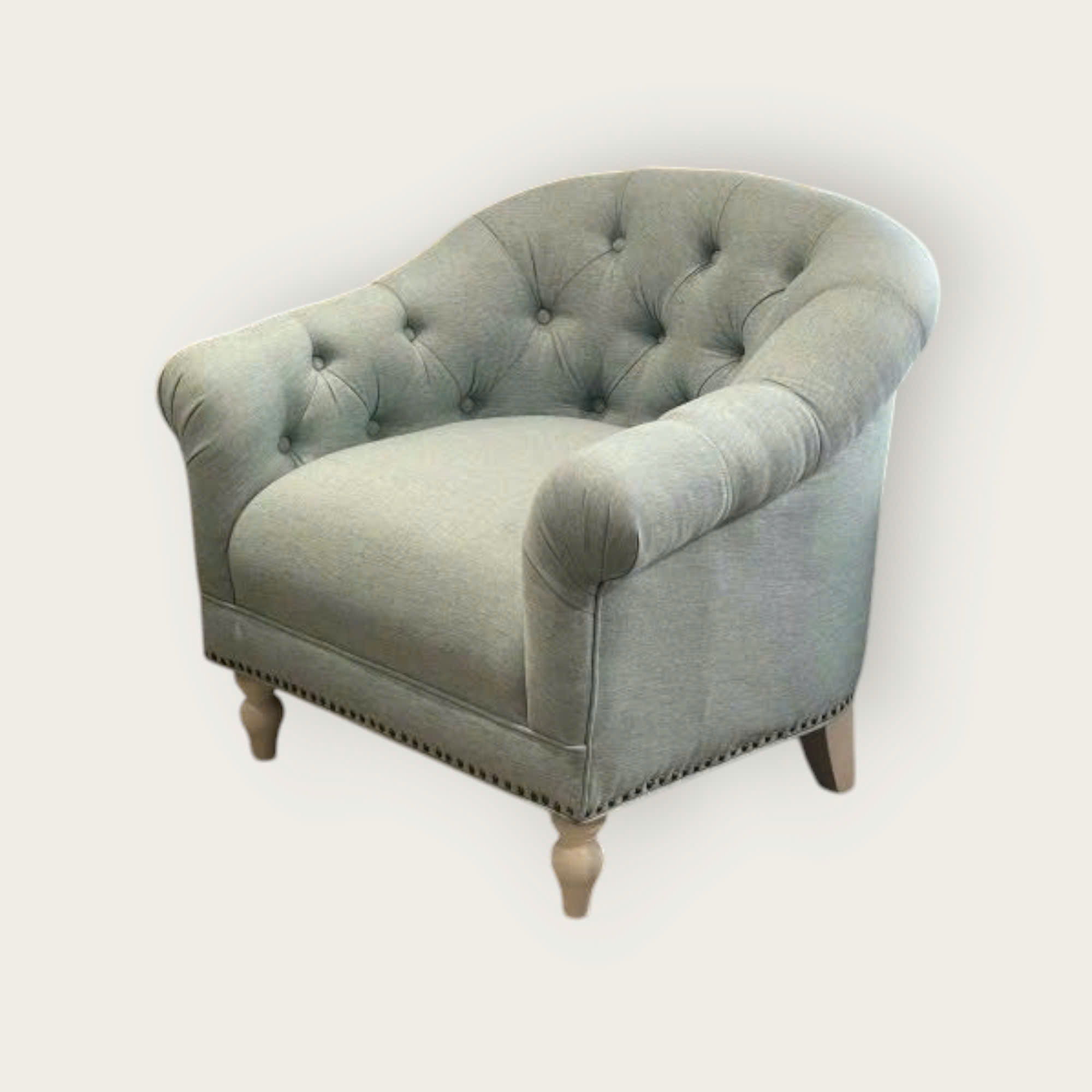 Sofa đơn lưng lượn có nút