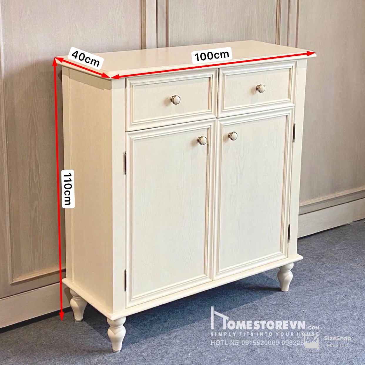 Tủ thấp vintage đa năng - TTR8