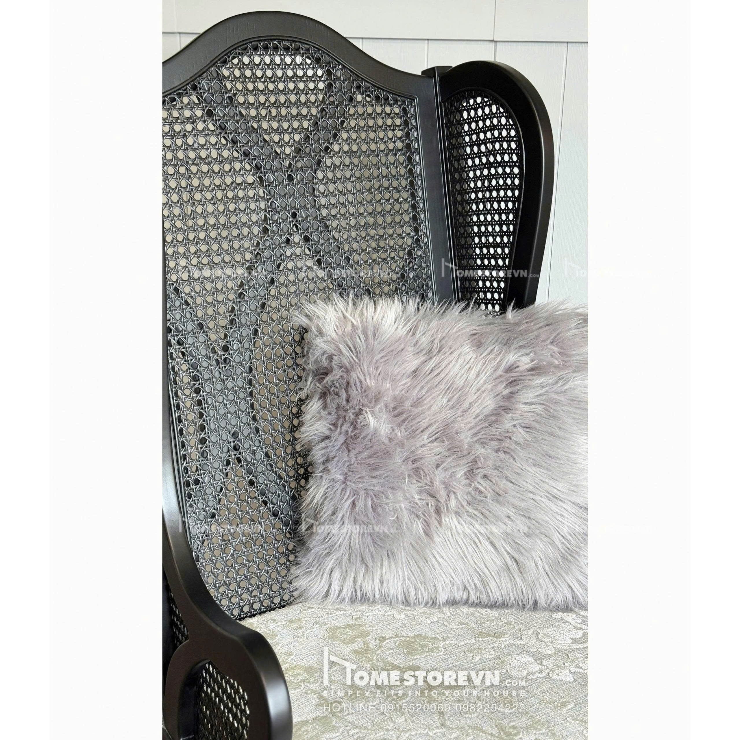 Ghế đơn lưng mây - SFD21