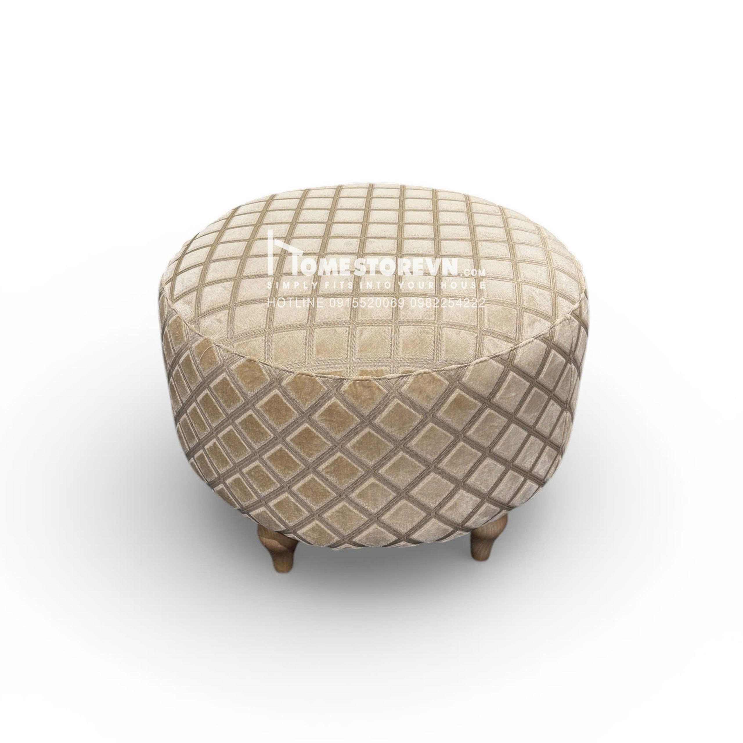 Đôn tròn mặt liền D= 55cm - DN4 - 3D