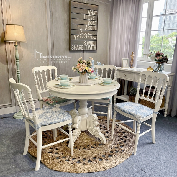 Ghế ăn lưng nan tiện - GA1Đ