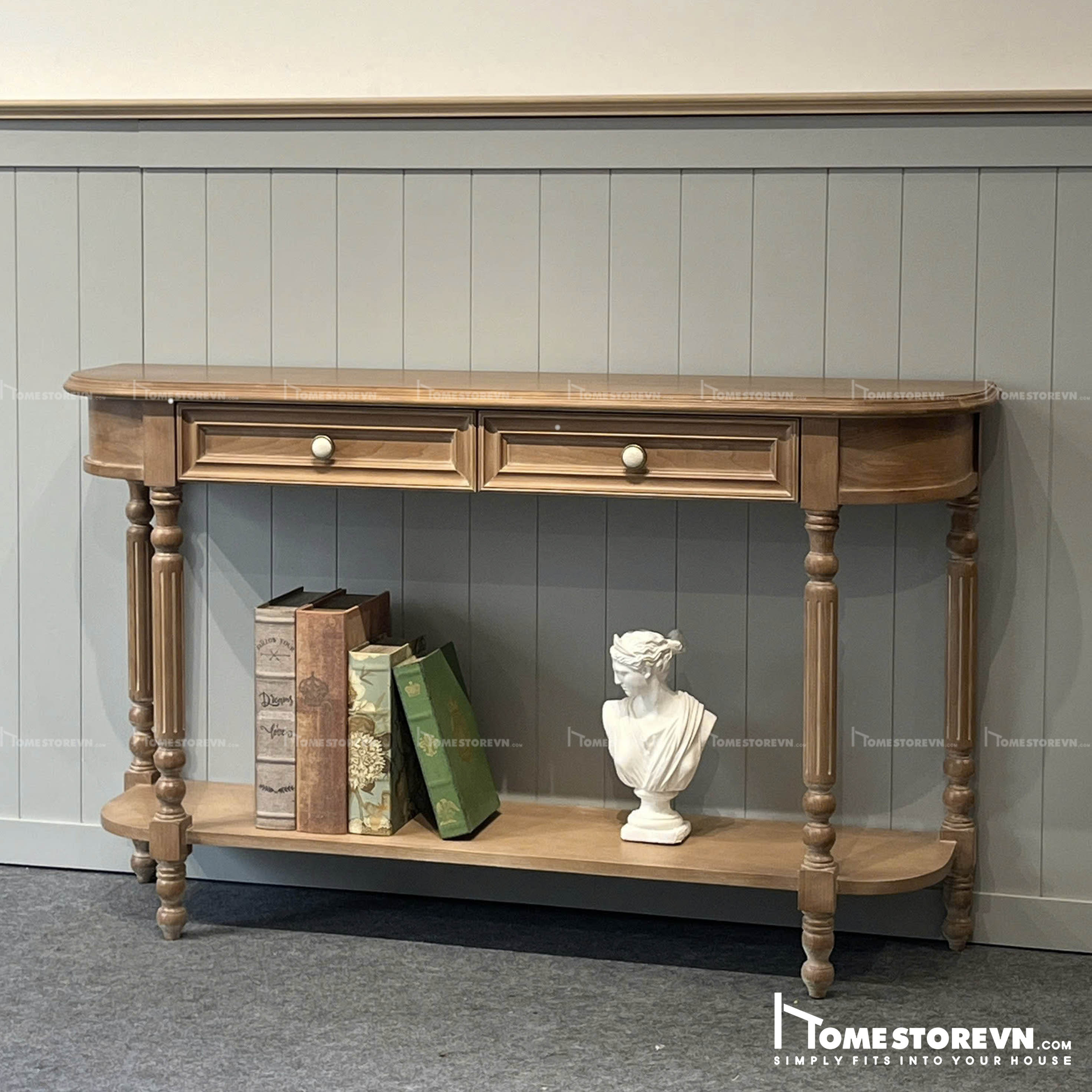 Bàn Conson Vintage nâu pháp - CS3