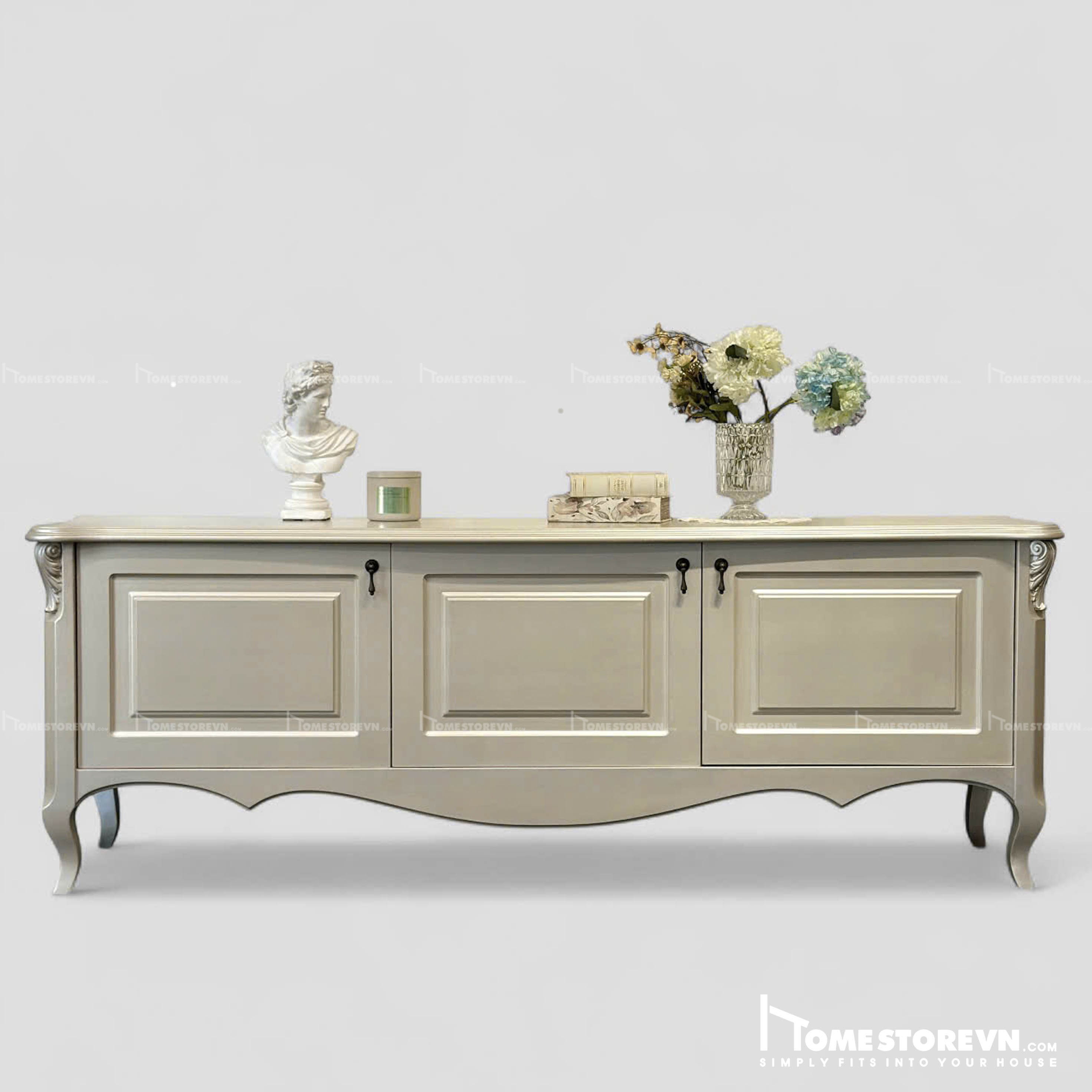 Kệ tivi vintage Champagne - KTV3