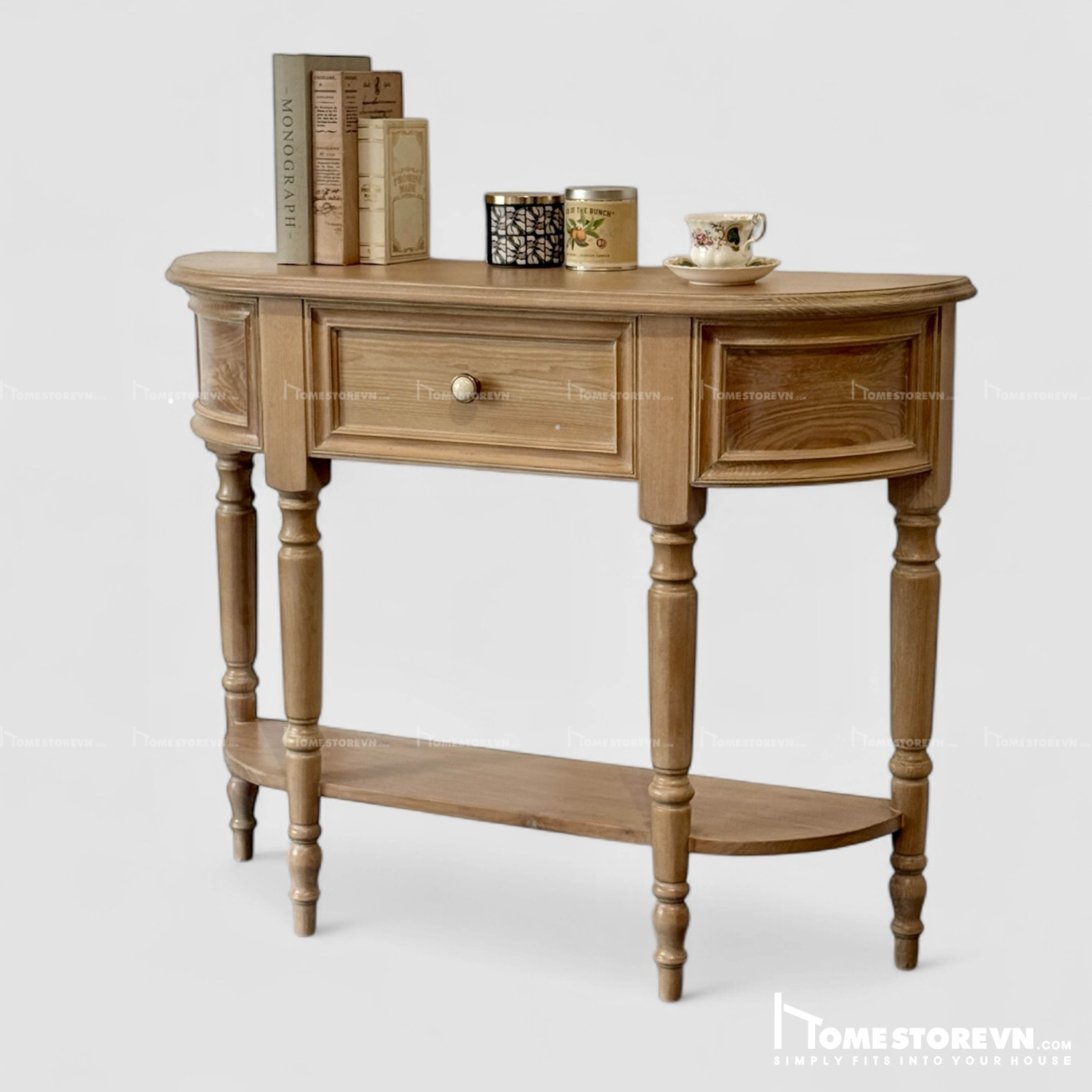 Bàn Conson Vintage nâu pháp - CS4
