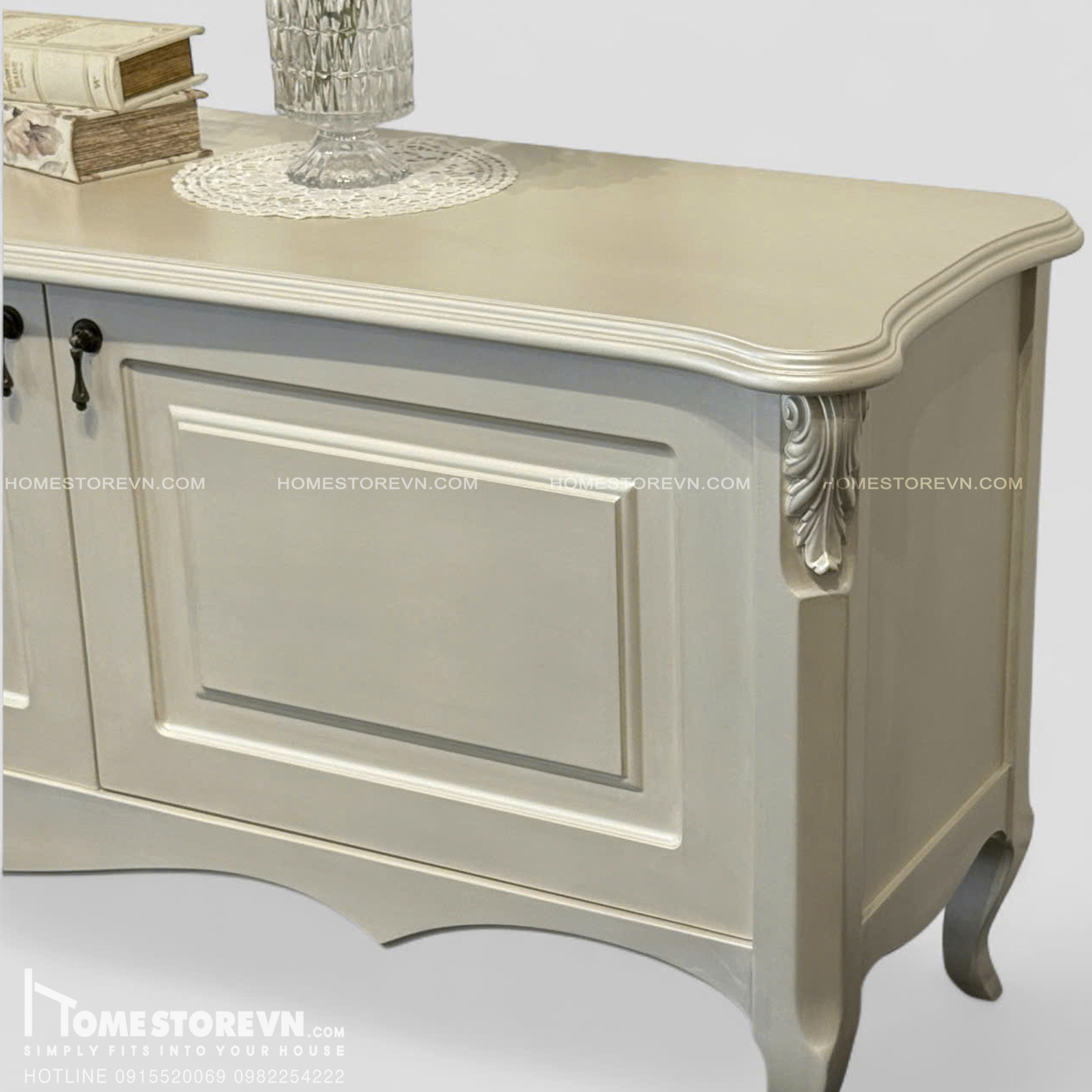 Kệ tivi vintage Champagne - KTV3