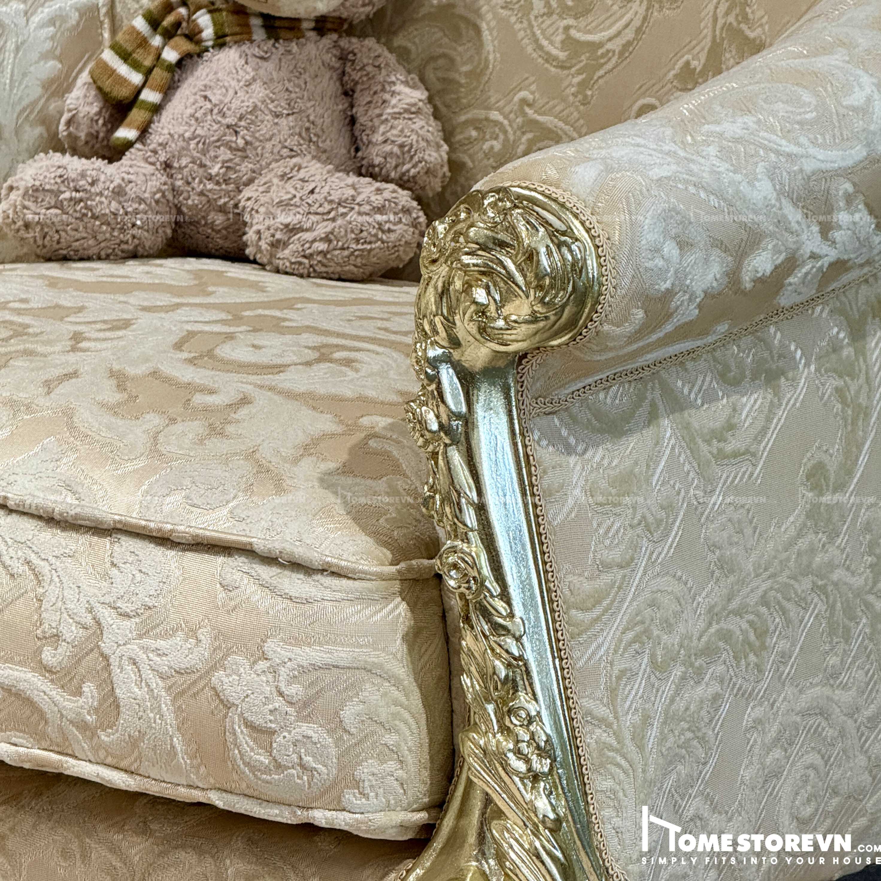 Sofa đơn dát vàng - SFD2