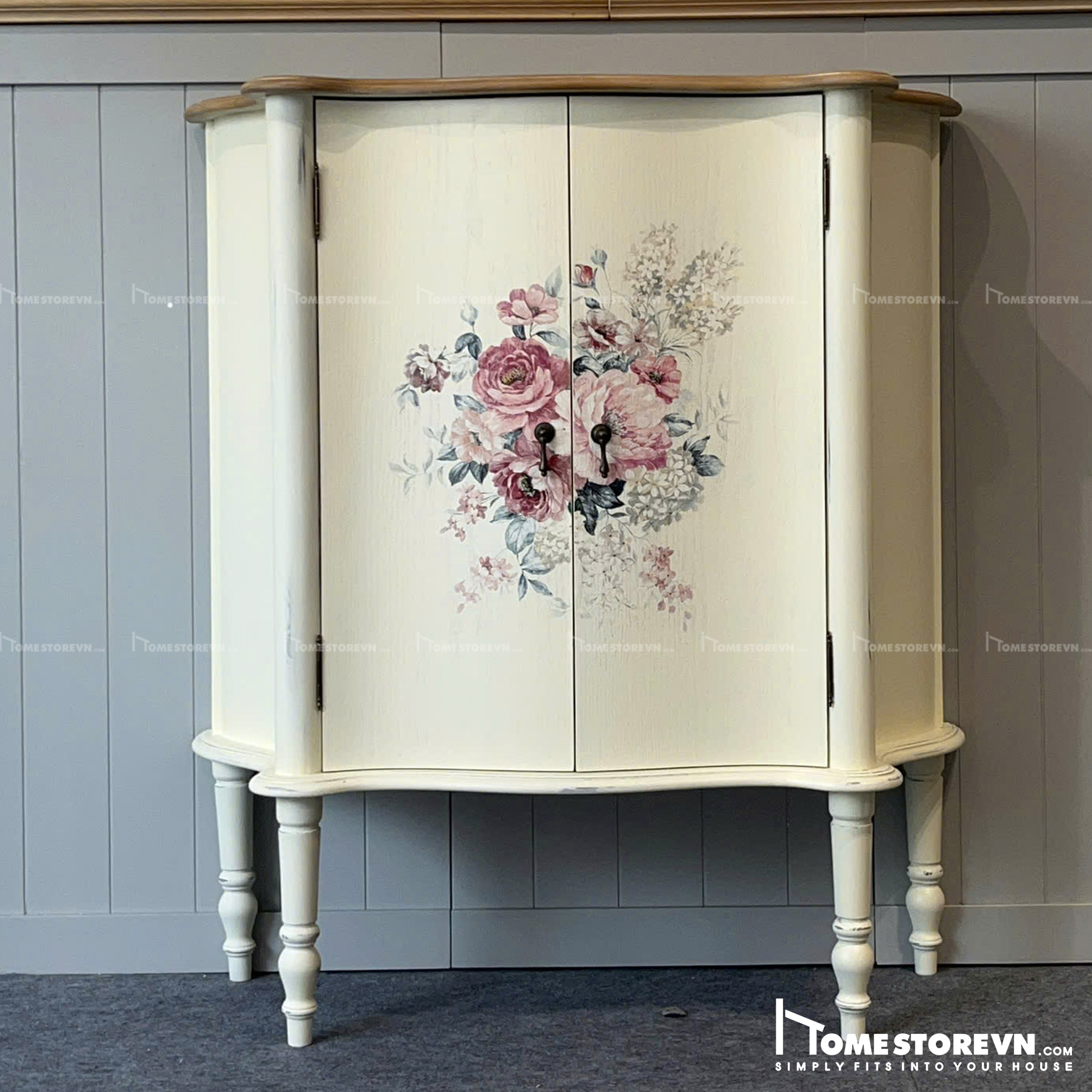 Tủ mặt cánh hoa - TTR2