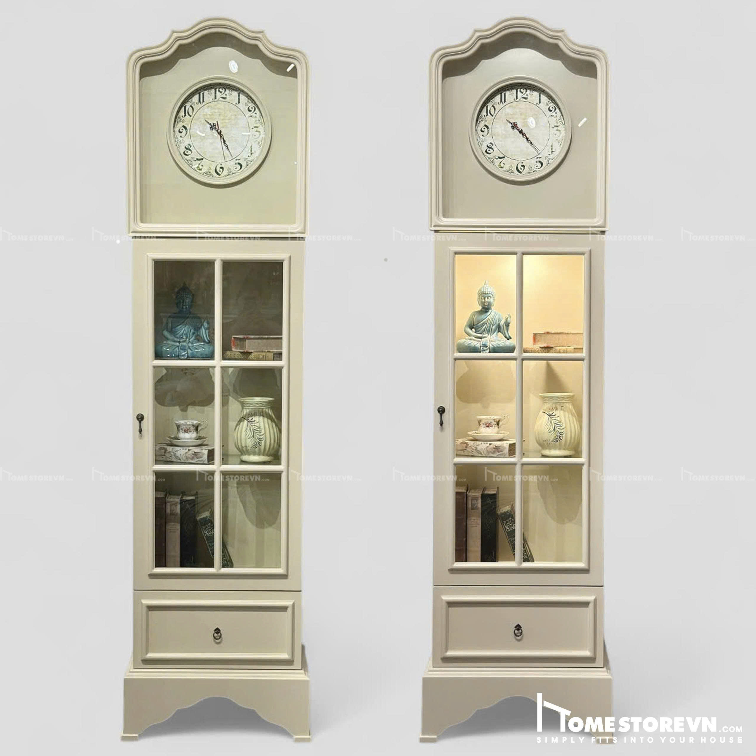 Tủ đồng hồ Vintage - TTR4