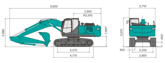 Máy xúc đào Kobelco SK200-8 / SK210LC-8 nhập khẩu Nhật Bản
