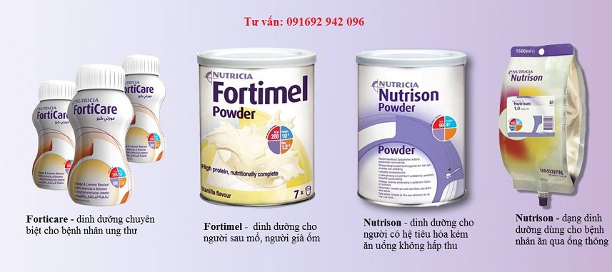 sản phẩm của Nutricia Hà Lan