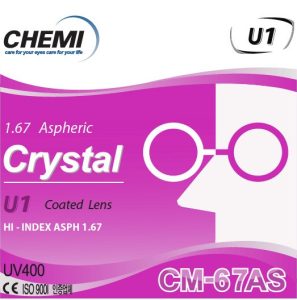 Tròng kính Chemi U1 1.67ASP