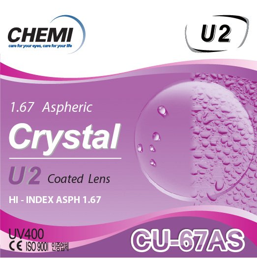 tròng kính Chemi U2 1.67ASP