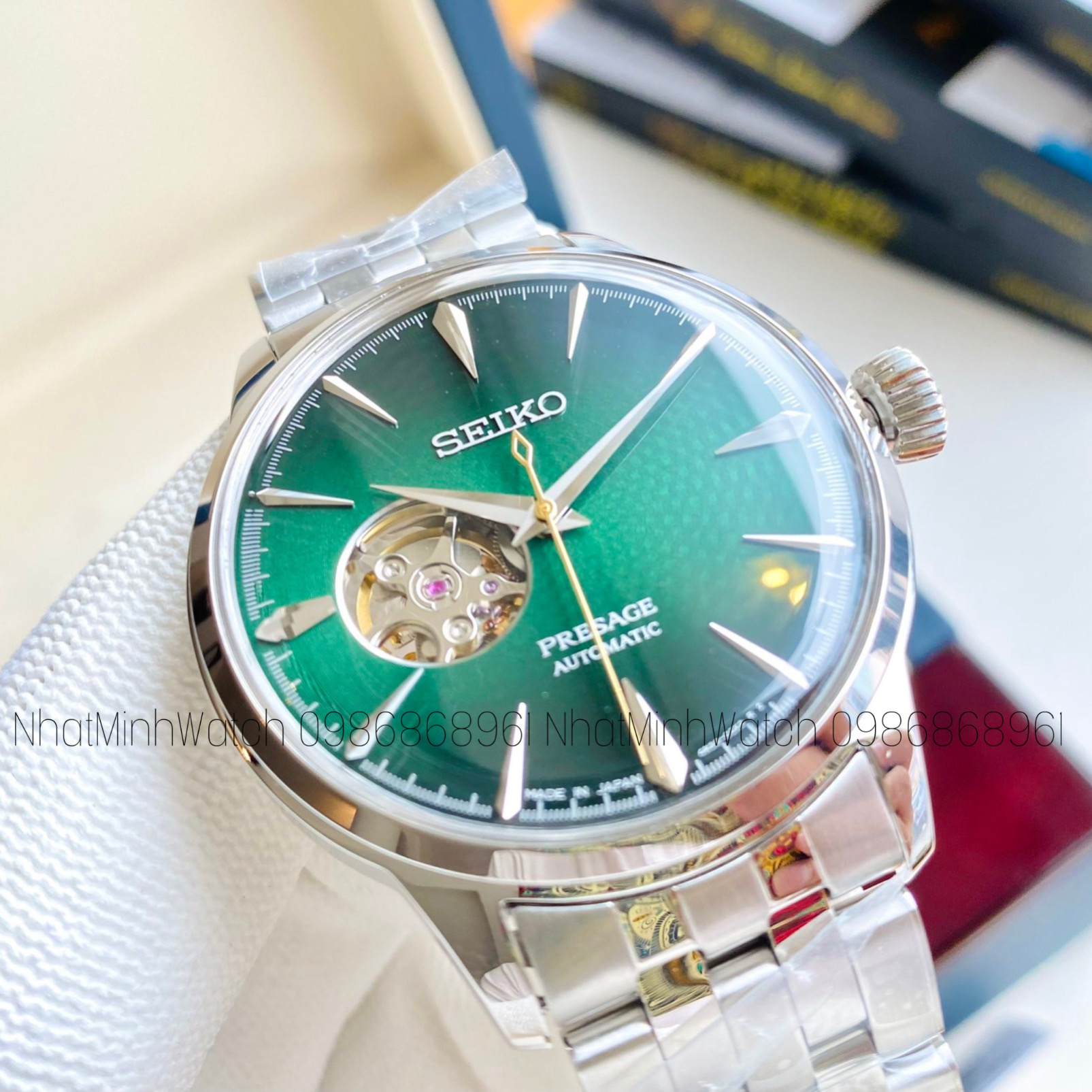 Seiko 40.5 Nam Presage Cocktail Time Grasshopper SSA441J1 (SSA441) Sary201