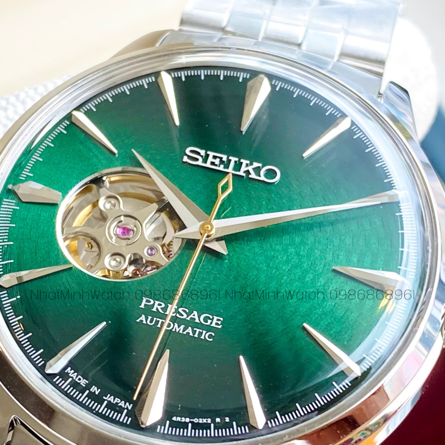 Seiko 40.5 Nam Presage Cocktail Time Grasshopper SSA441J1 (SSA441) Sary201