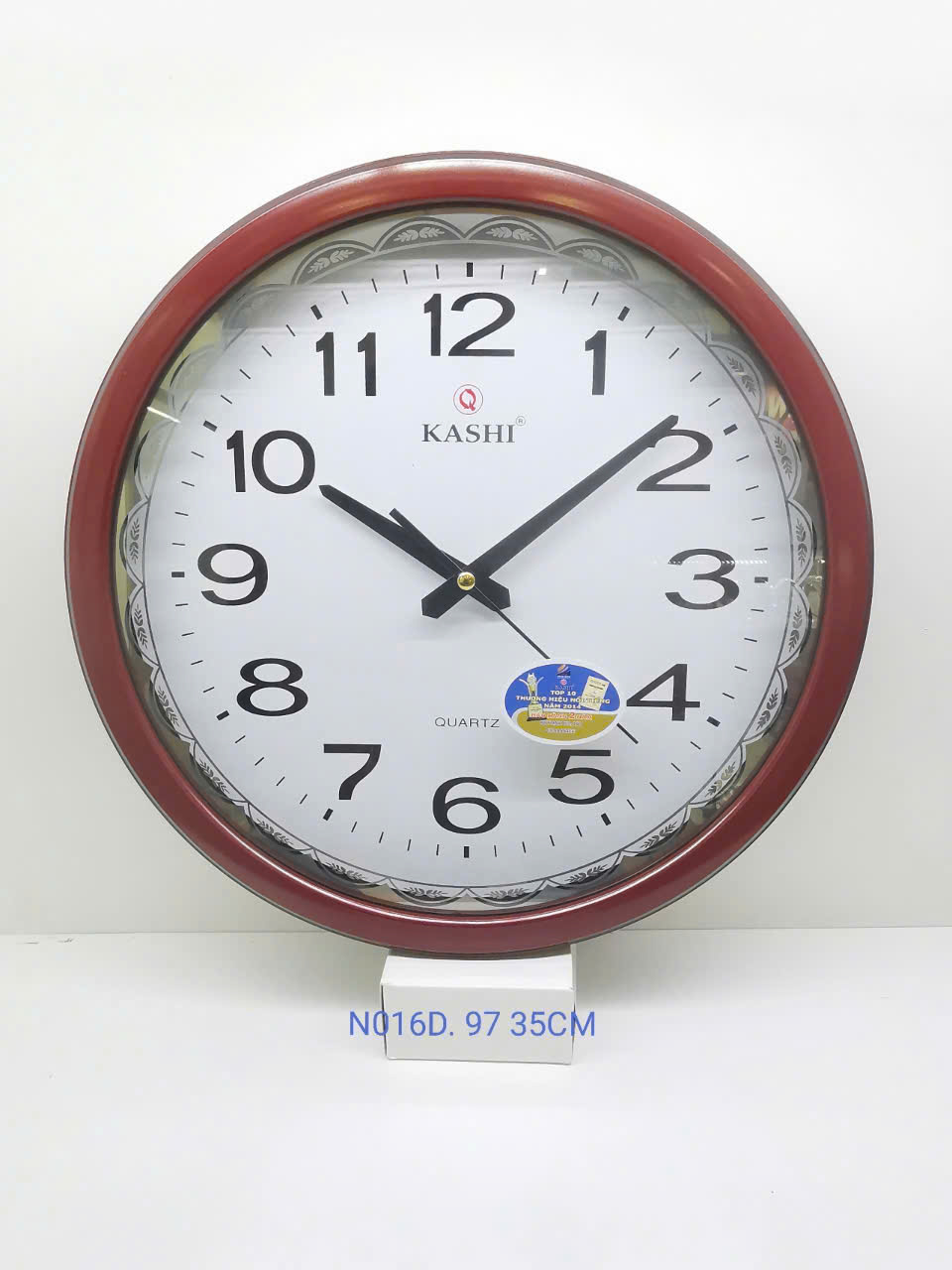 Đồng Hồ Treo Tường HM321-BL Vành Đỏ