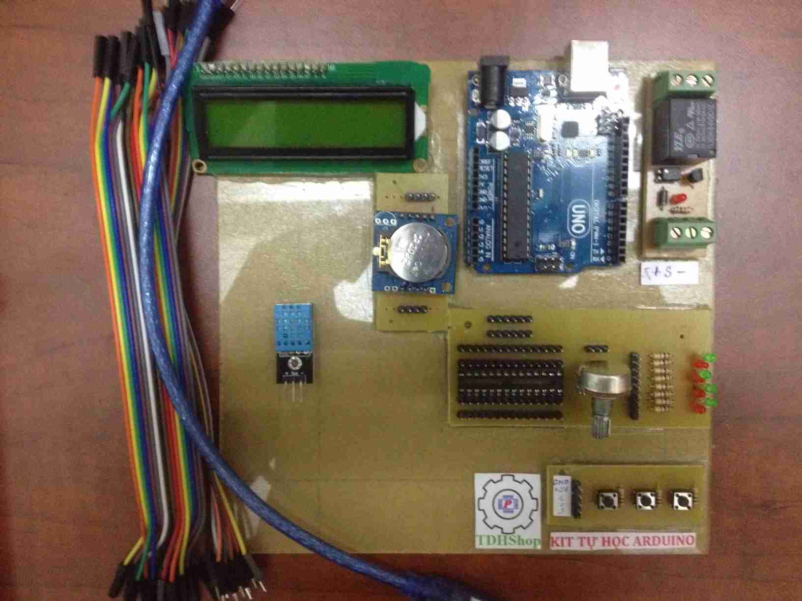 bộ tự học arduino và dht11 đo nhiệt độ độ ẩm