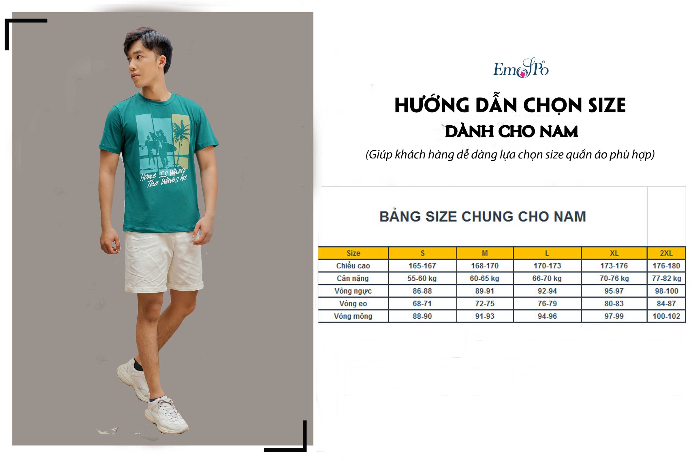 Bảng size nam EMSPO