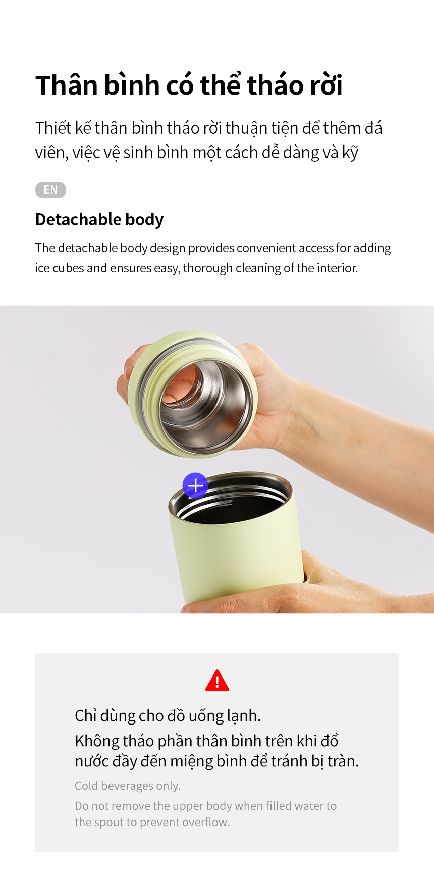 Bình giữ lạnh LocknLock Balance Fit Tumbler LHC4400