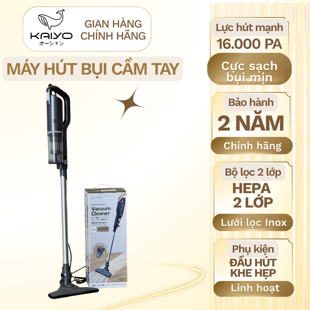 May hut bui cam tay Kaiyo