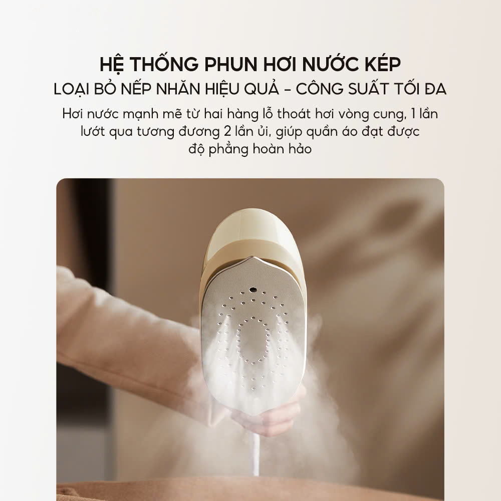 Bàn là / bàn ủi hơi nước cầm tay Bear IR-4H15H áp suất cao phun hơi mạnh mẽ