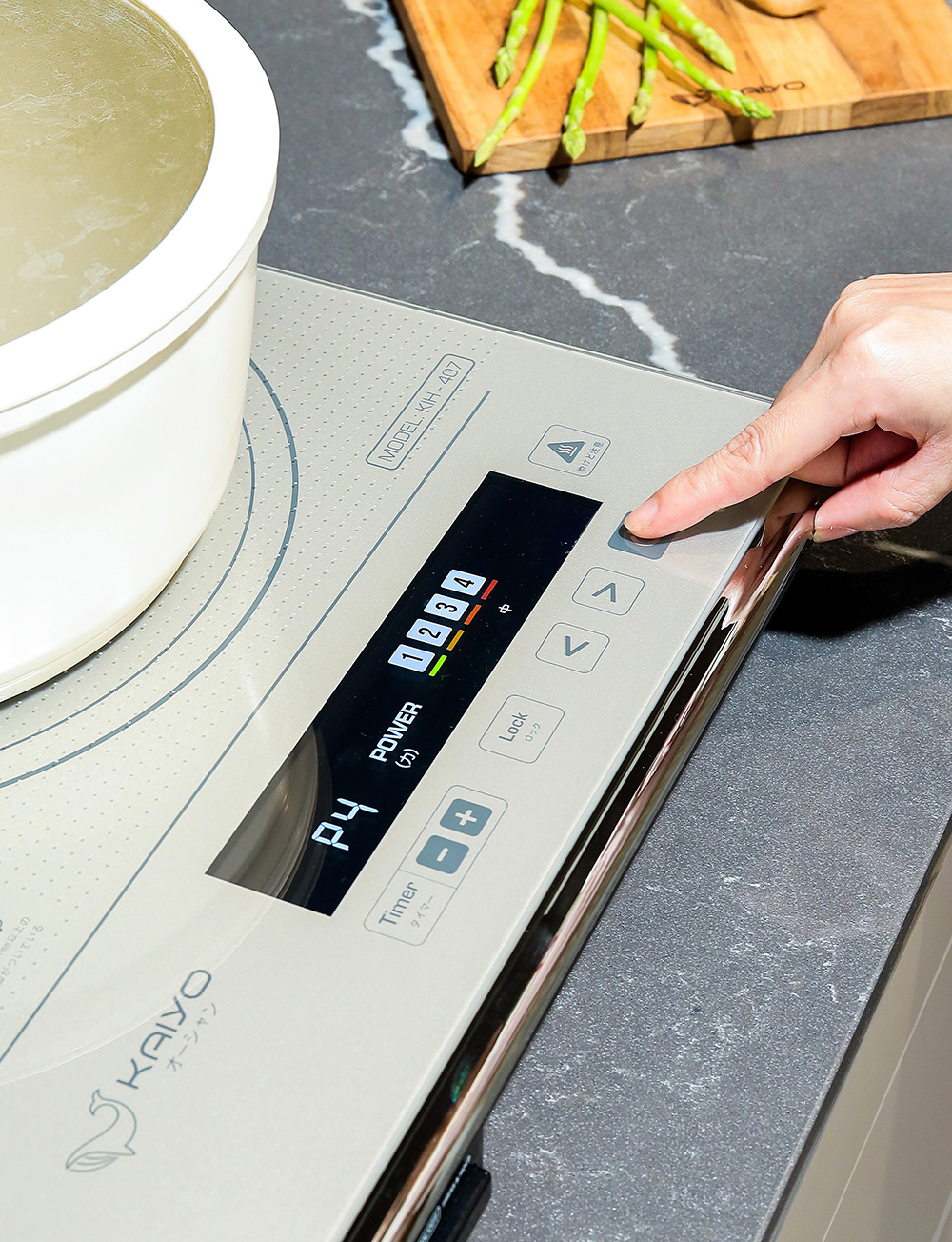 Bếp từ đôi lõi đồng 100% KAIYO công suất 3300w bảo hành chính hãng 2 năm KIH-407