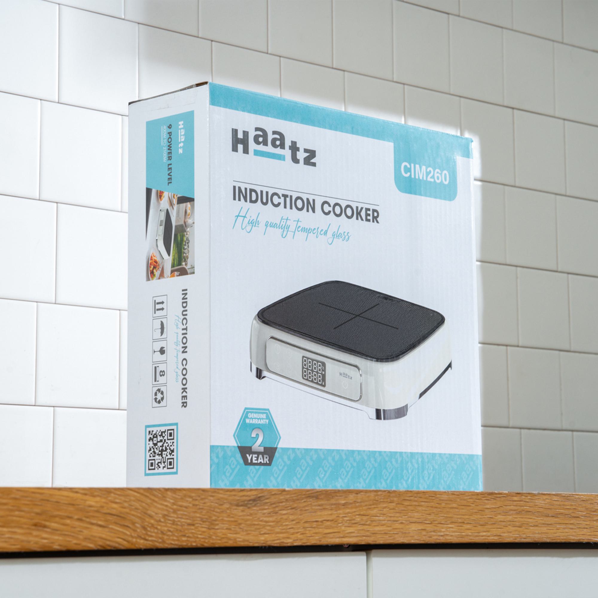 Bếp từ đơn HAATZ công suất 2100W nhỏ gọn thời trang
