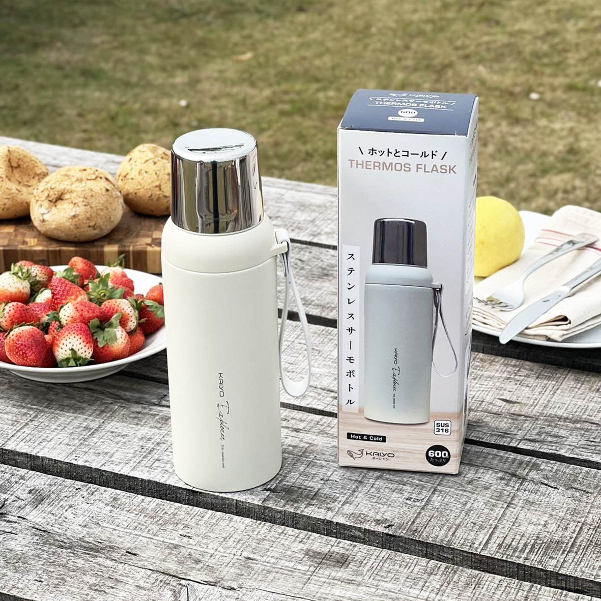 Bình Giữ Nhiệt Inox 316 KAIYO 600ml 