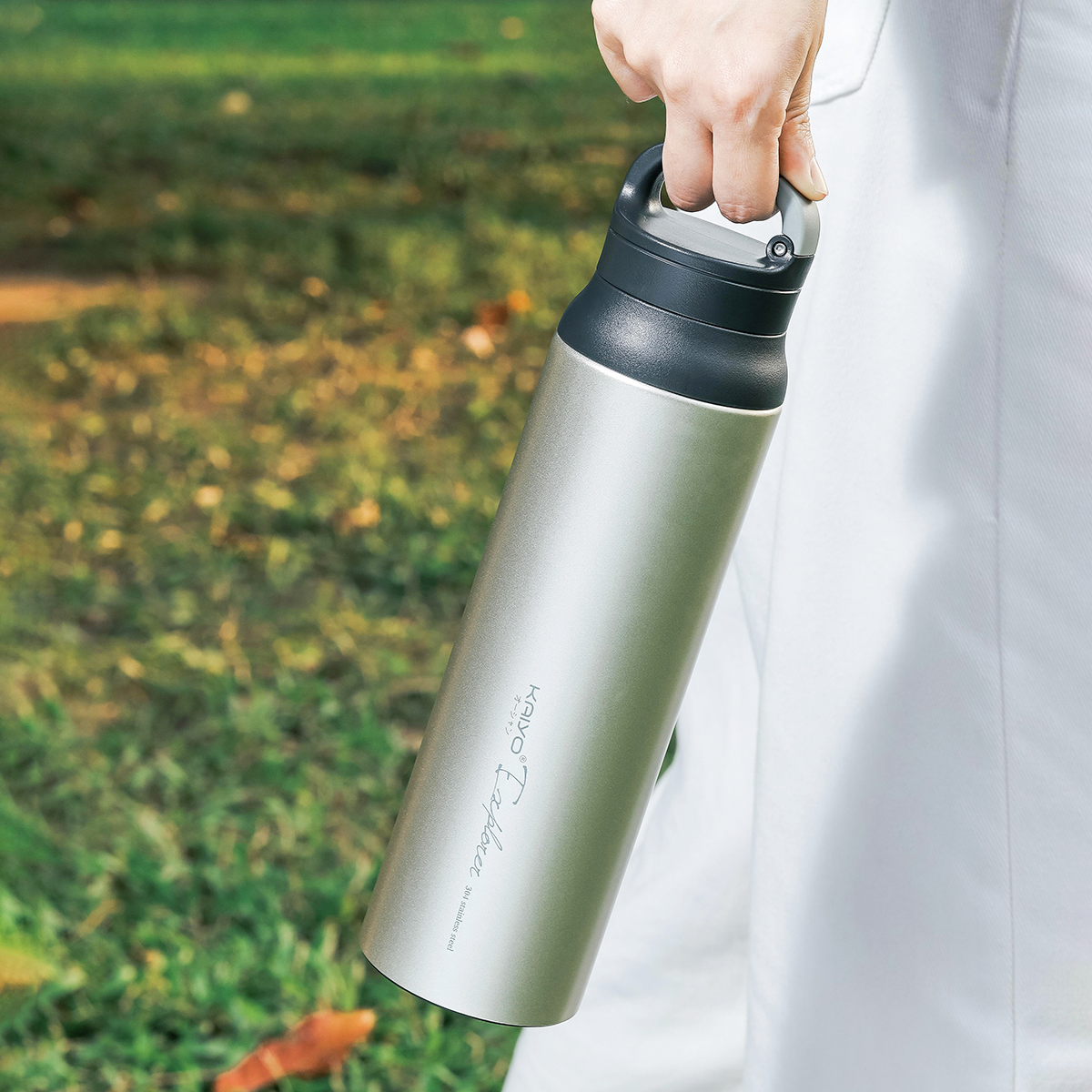 Bình giữ nhiệt chân không inox 304 có lưới lọc trà Kaiyo dung tích 800ml