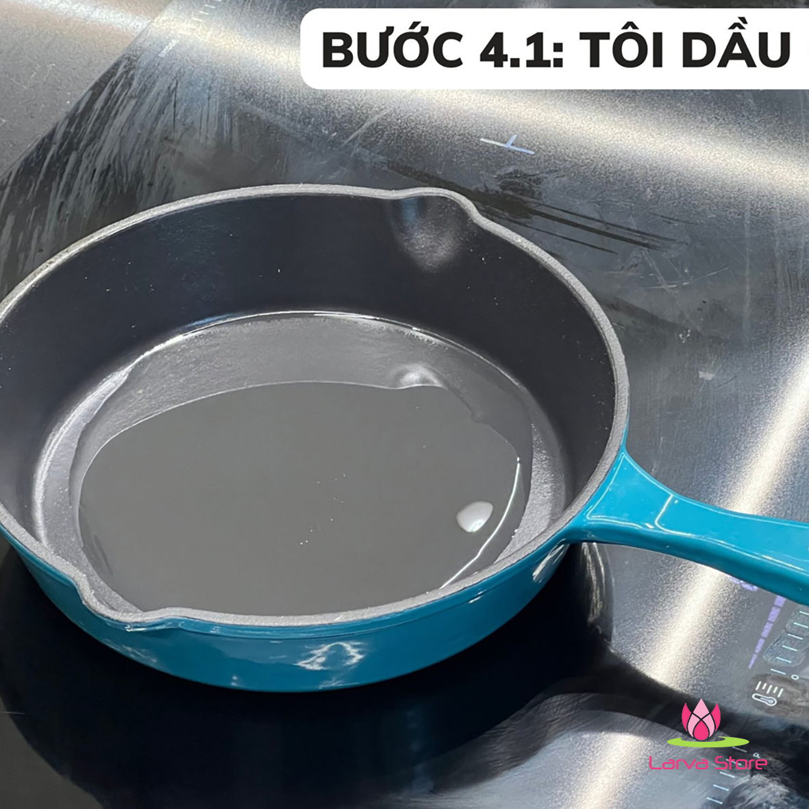 Chảo Gang Oceno Có Vòi