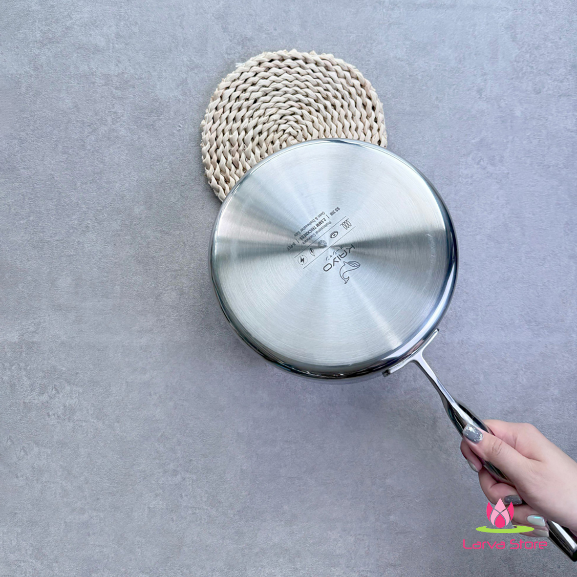 Chao inox 316 day 5 lop lien khoi kaiyo thanh cao