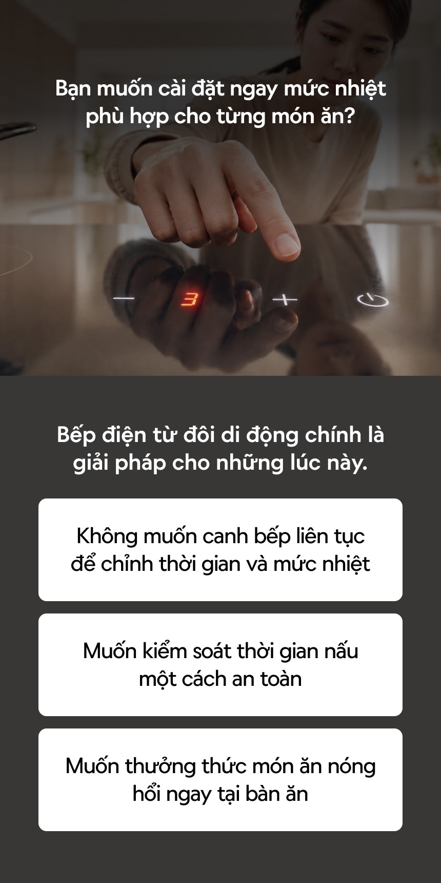 Bếp Điện Từ Đôi Locknlock Dual Induction Cooktop EJI347BLK