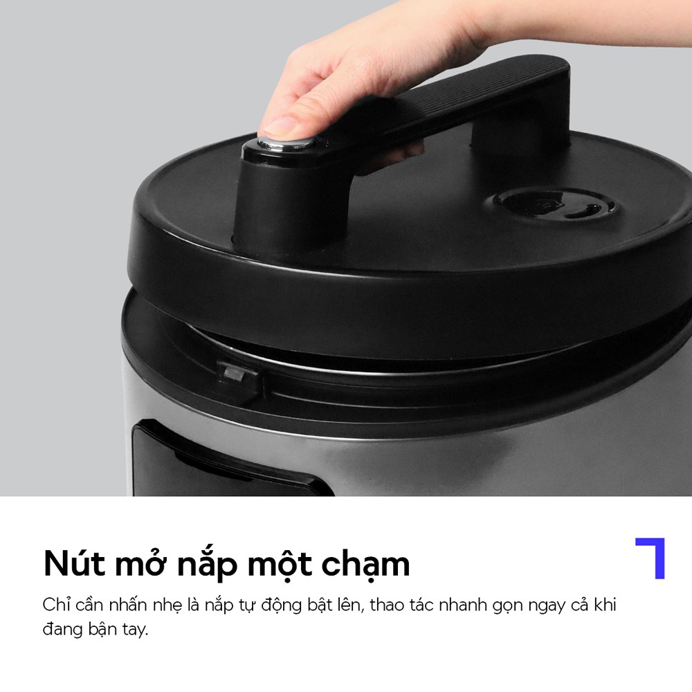 Nồi cơm điện LocknLock Essential Rice Cooker EJR452BLK