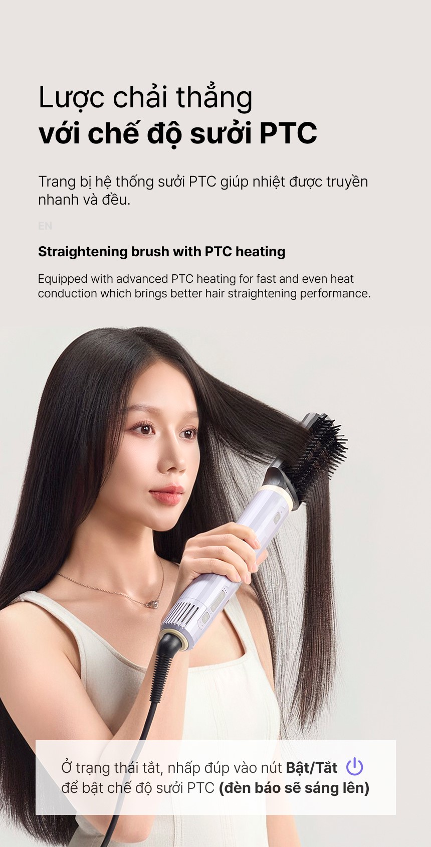 Máy tạo kiểu tóc LocknLock Multi Hair Styling Dryer ENA526GRY