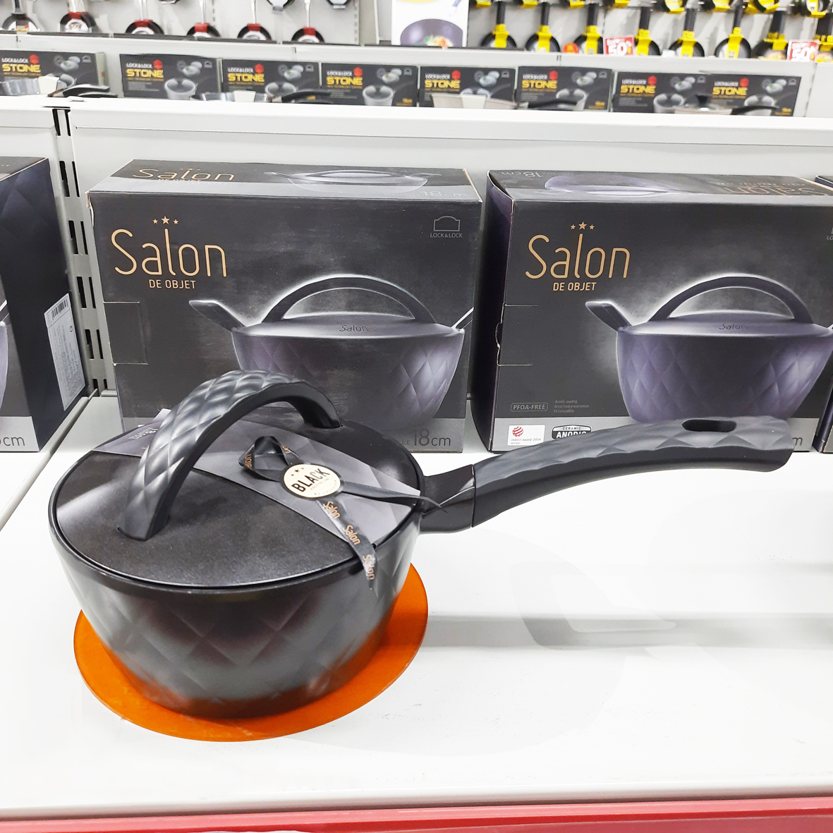 Quánh Salon Lock&Lock Chống Dính Ceramic GTH3181-IH