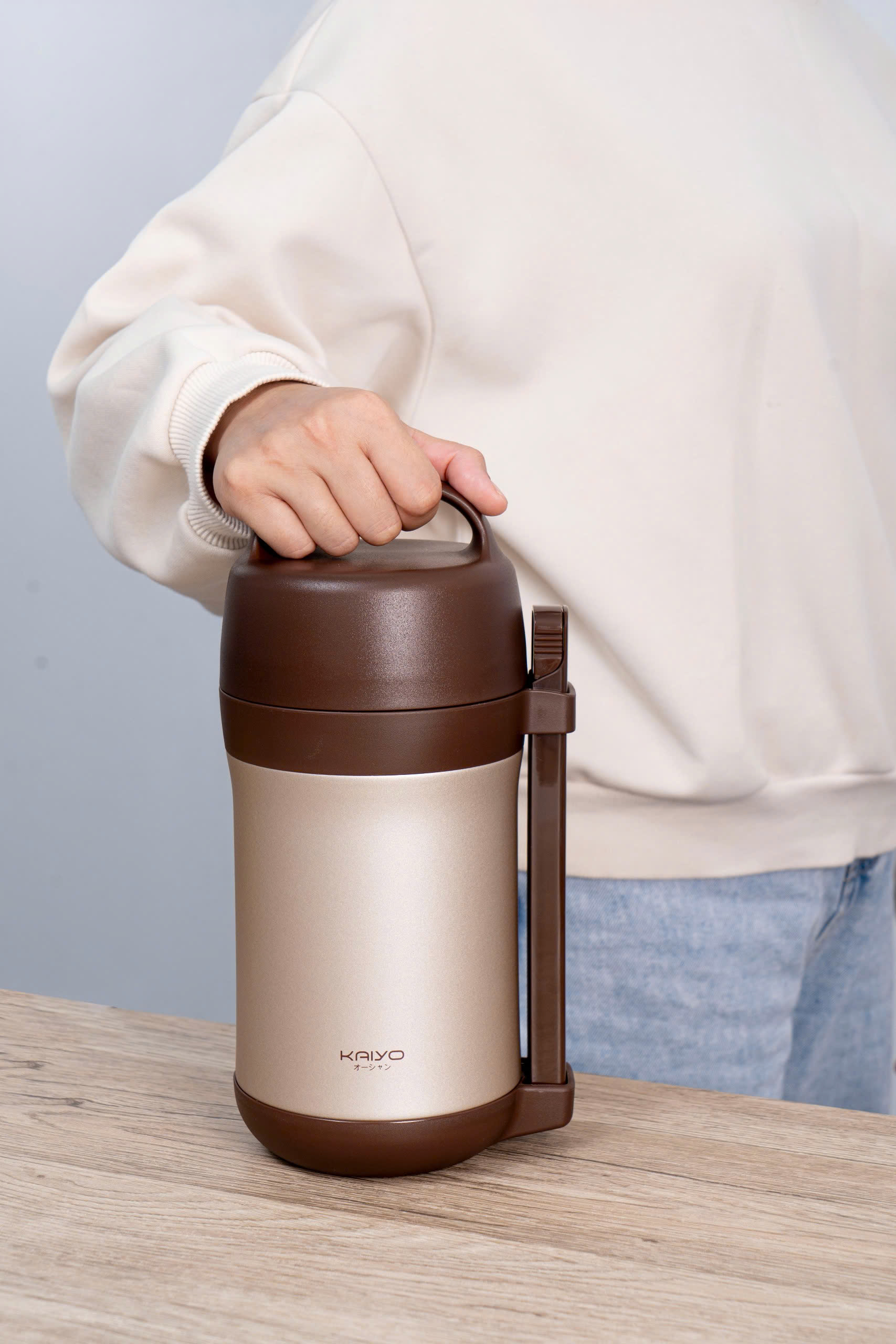 Bộ hộp cơm giữ nhiệt Kaiyo 1600ml