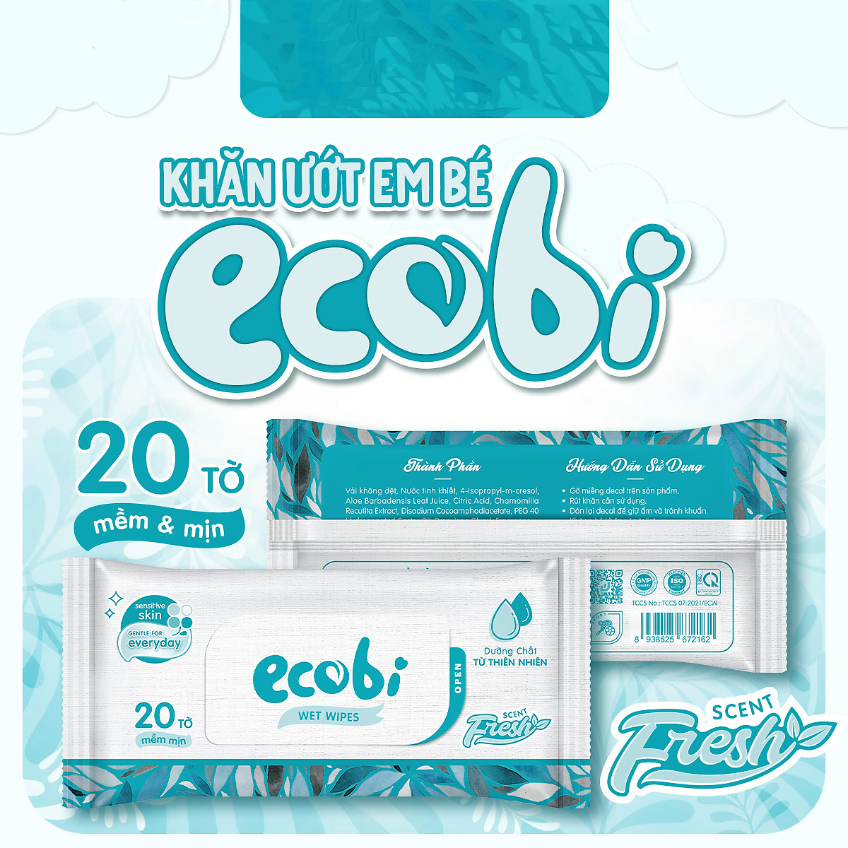 khan uot cho be ecobi ecowipes