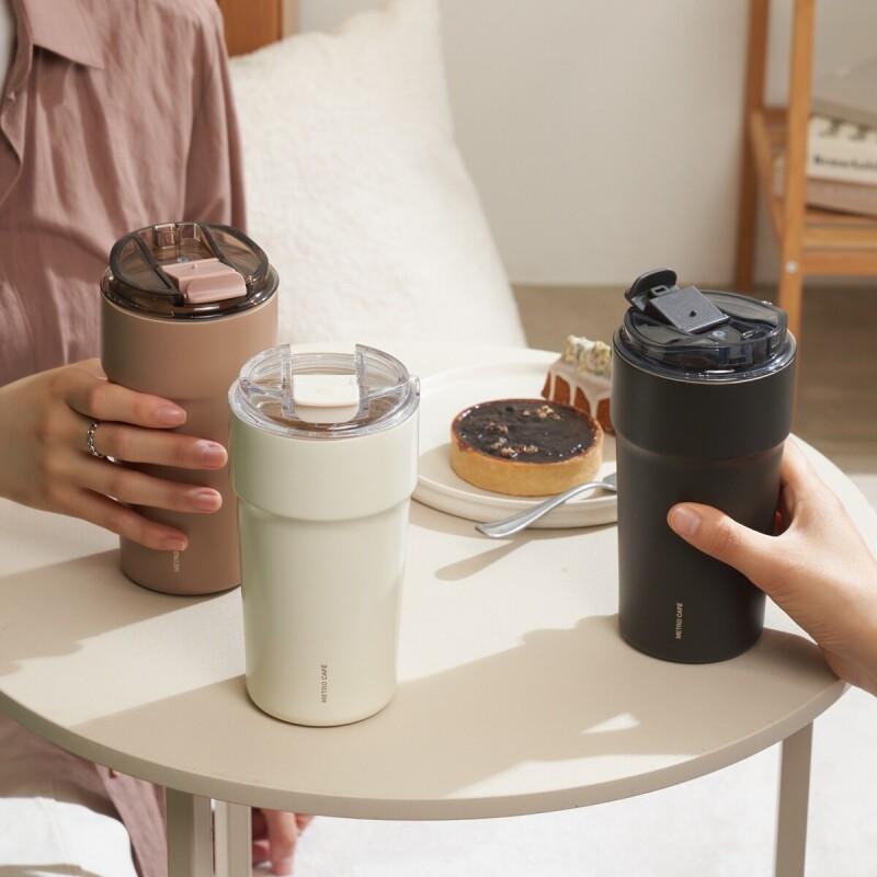 Bình giữ nhiệt LocknLock Metro Cafe LHC4359 - 650ml | LHC4357 - 500ml lòng phủ sứ giữ nguyên hương vị đồ uống