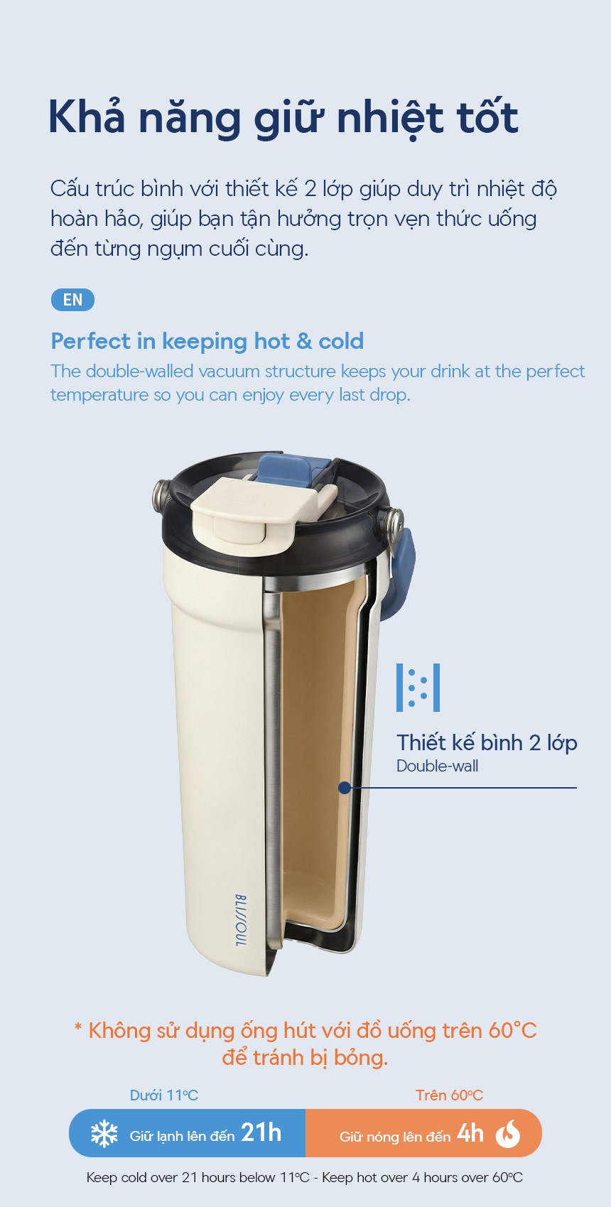 LocknLock Blissoul Cafe Ceramic Tumbler LHC4440