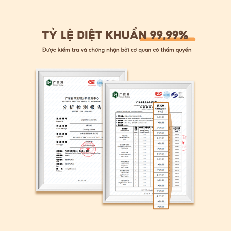 Máy tiệt trùng bằng UV & sấy khô bình sữa Bear SB-MTT20 18 Lít 