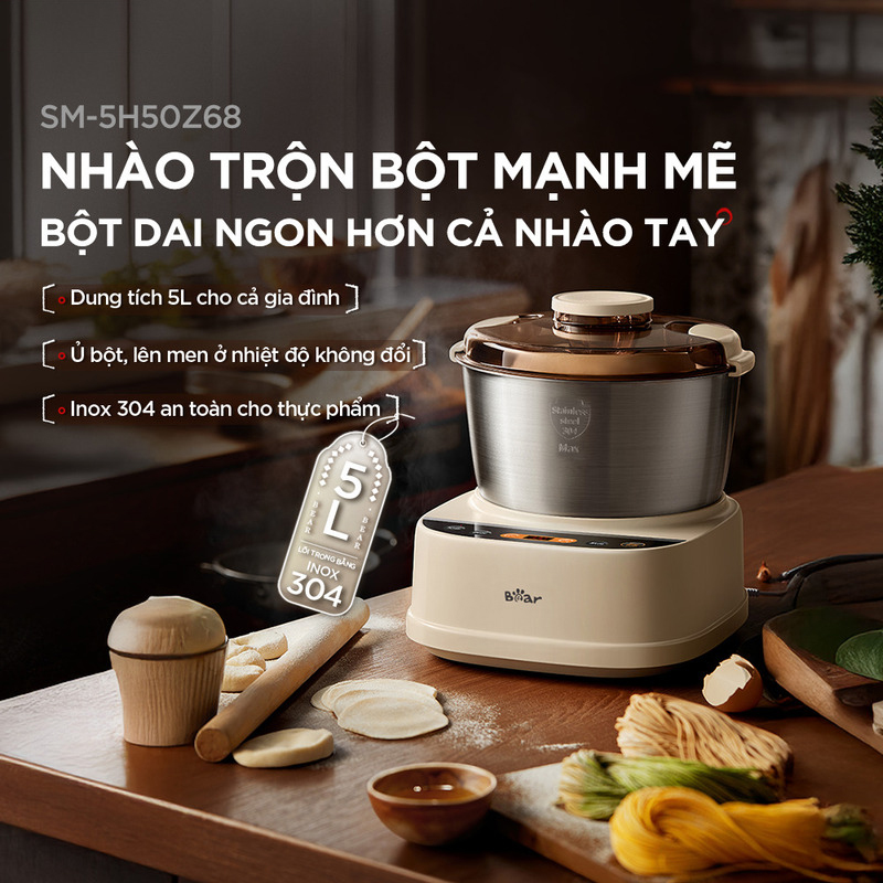Máy trộn bột Bear 5L SM-5H50Z68
