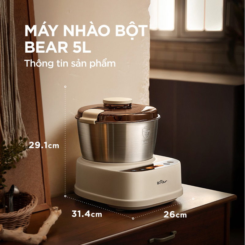 Máy trộn bột Bear 5L SM-5H50Z68
