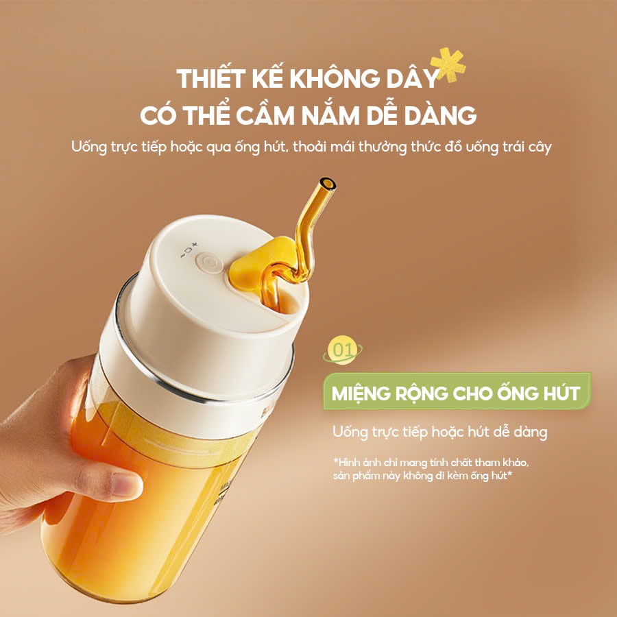 Máy xay sinh tố cầm tay Bear SB-MX04K Bản Quốc Tế