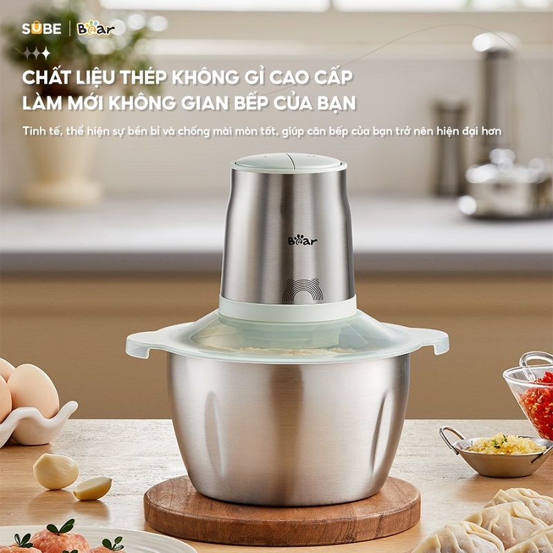 Máy xay thịt 1.8L Bear CH-4H03F 
