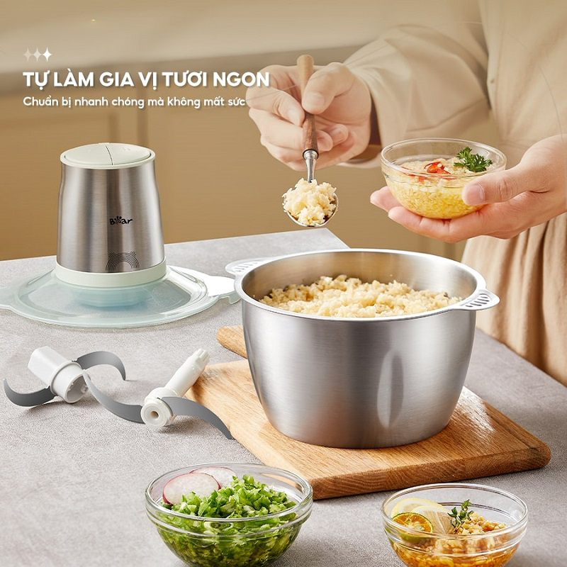 Máy xay thịt 1.8L Bear CH-4H03F 