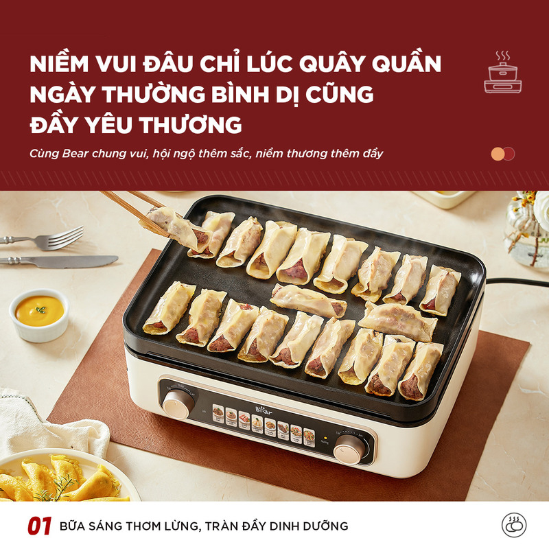 Nồi lẩu nướng BEAR GR-5H22R83