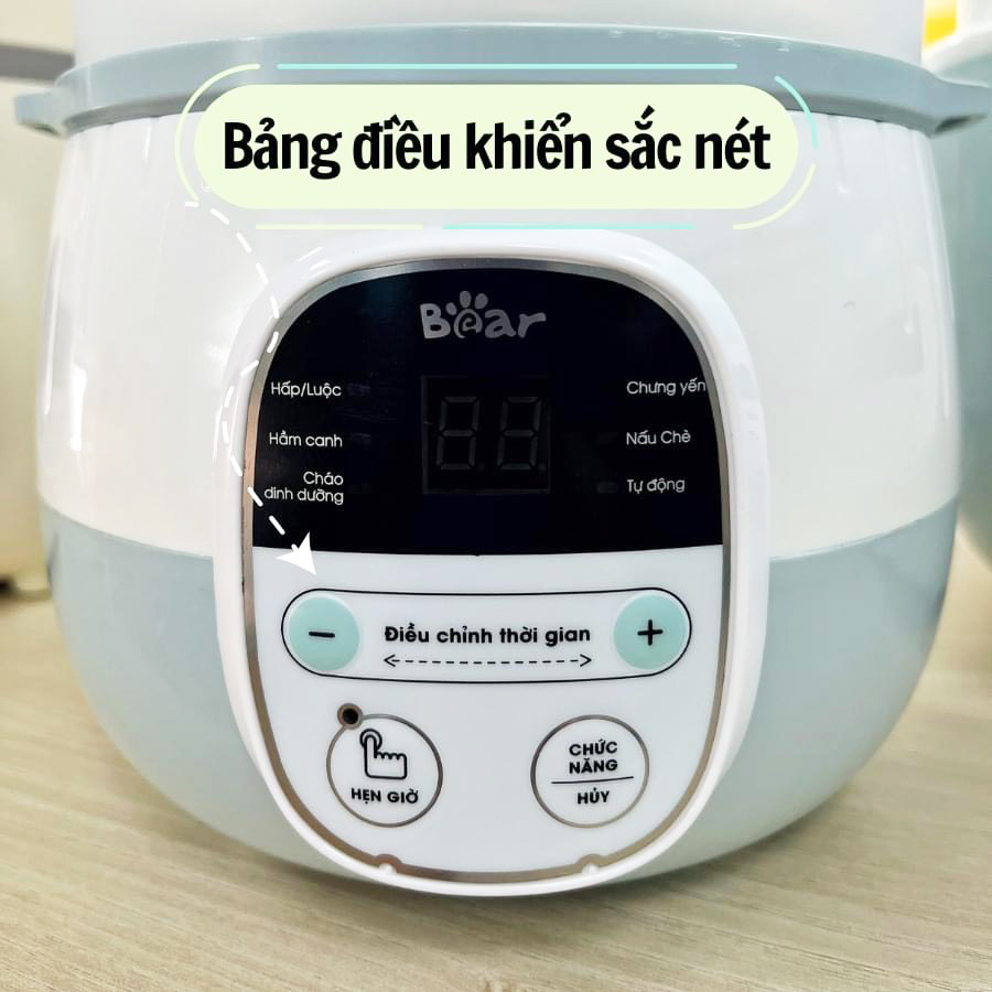 Nồi Nấu Cháo Chậm, Chưng Yến Bear SUBE001 