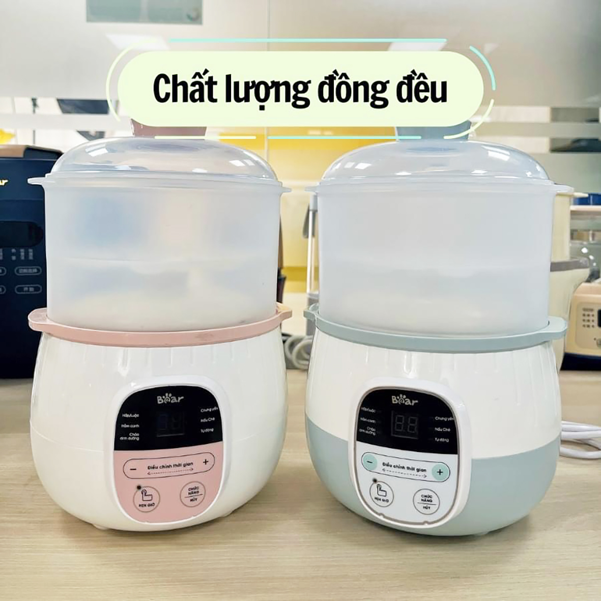 Nồi Nấu Cháo Chậm, Chưng Yến Bear SUBE001 