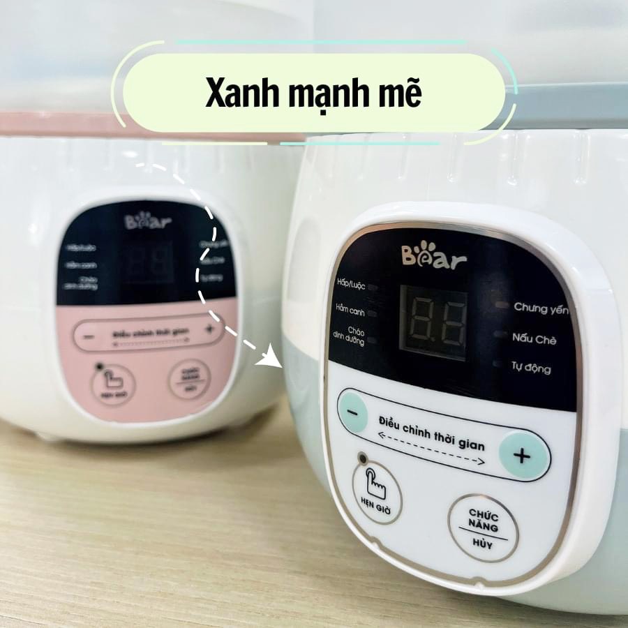 Nồi Nấu Cháo Chậm, Chưng Yến Bear SUBE001 
