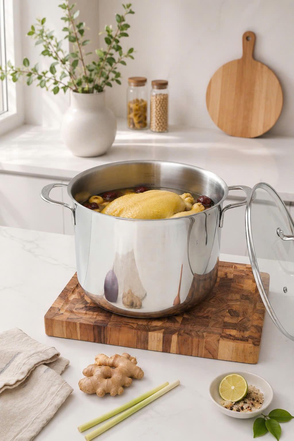 Nồi luộc gà inox 304 KAIYO