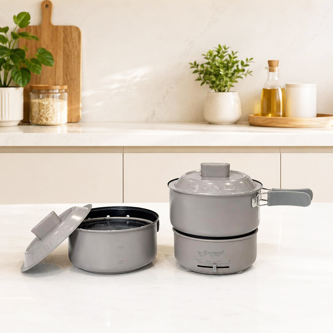 Nồi lẩu điện di động đa năng KAIYO 2 lít KPP-065 có thể xếp gọn